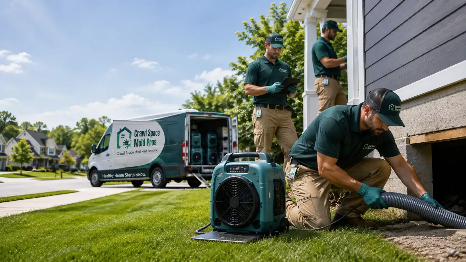 Crawl Space Mold Removal in Markham, IL